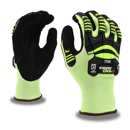 Cordova Impact, OGRE CRX-3, Sandy Nitrile, A3 Cut Gloves, M, PR 7755M